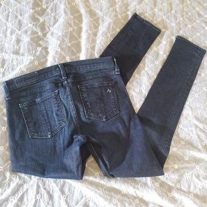 Rag & Bone indigo skinny jeans 26 x 29